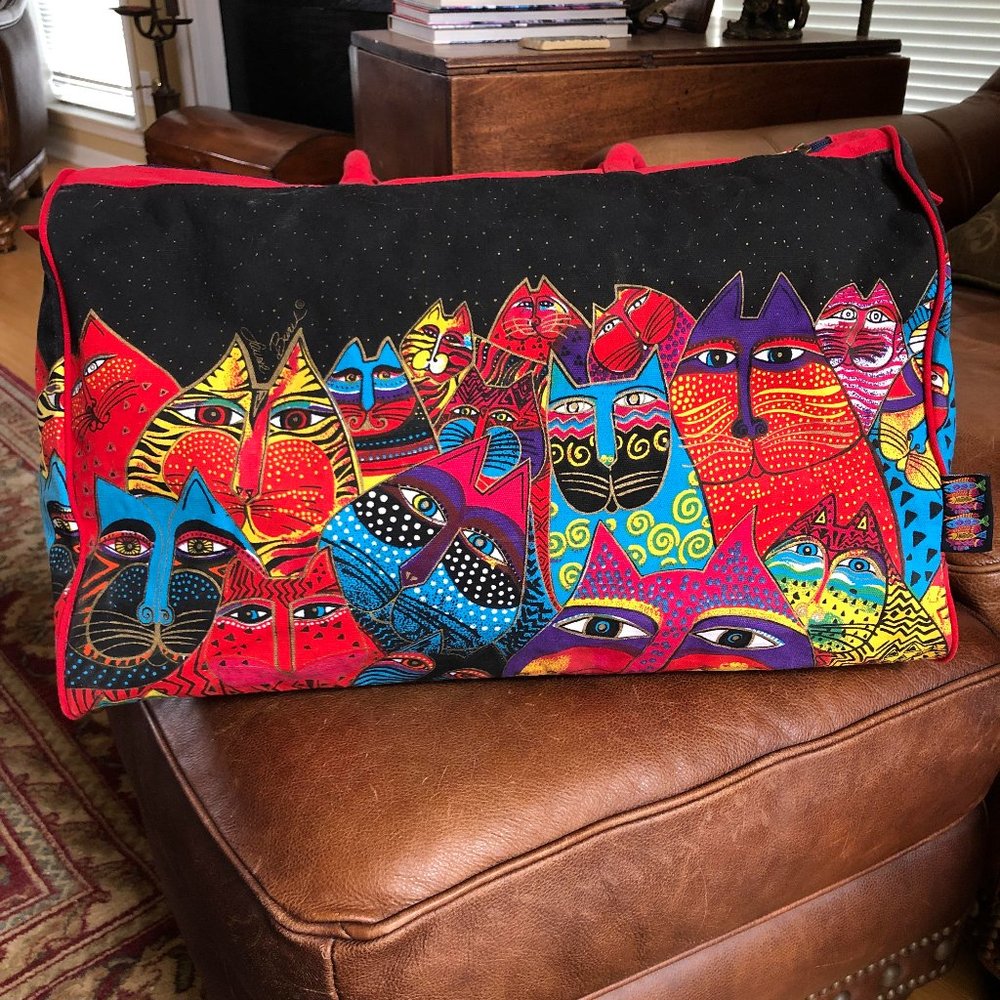 Laurel Burch Cat Duffle Bag